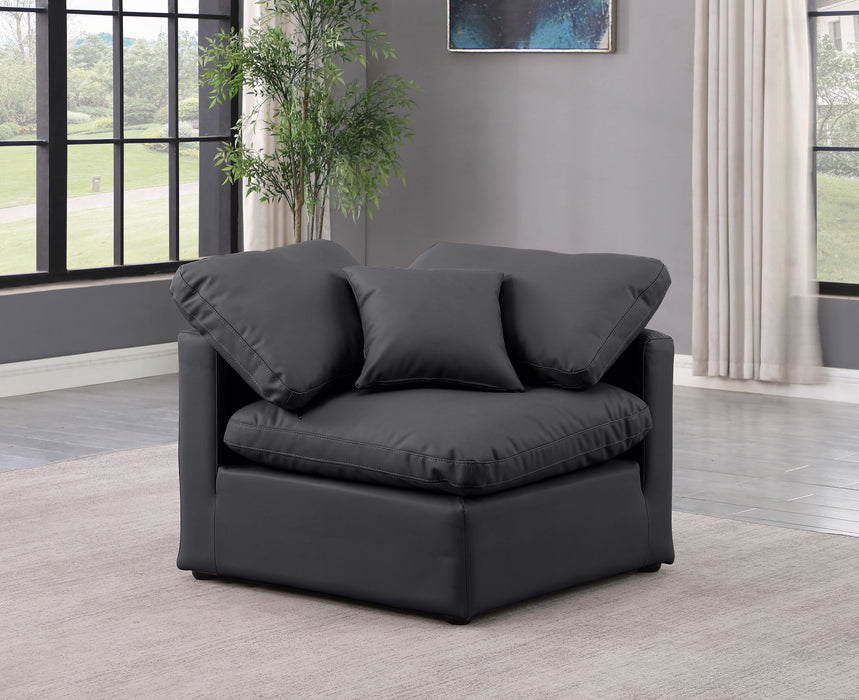 Indulge - Faux Leather Corner Chair - Simple Home Plus