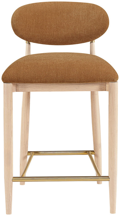Riccio - Fabric Stool - Natural Frame - Simple Home Plus