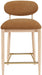 Riccio - Fabric Stool - Natural Frame - Simple Home Plus