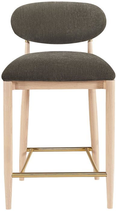 Riccio - Fabric Stool - Natural Frame - Simple Home Plus