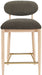 Riccio - Fabric Stool - Natural Frame - Simple Home Plus