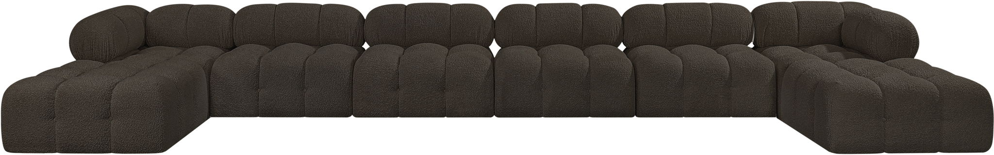 Ames - 8 Piece Fabric Modular Sectional - Simple Home Plus