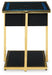 Rexwell - Black / Gold Finish - Accent Table With Speaker - Simple Home Plus