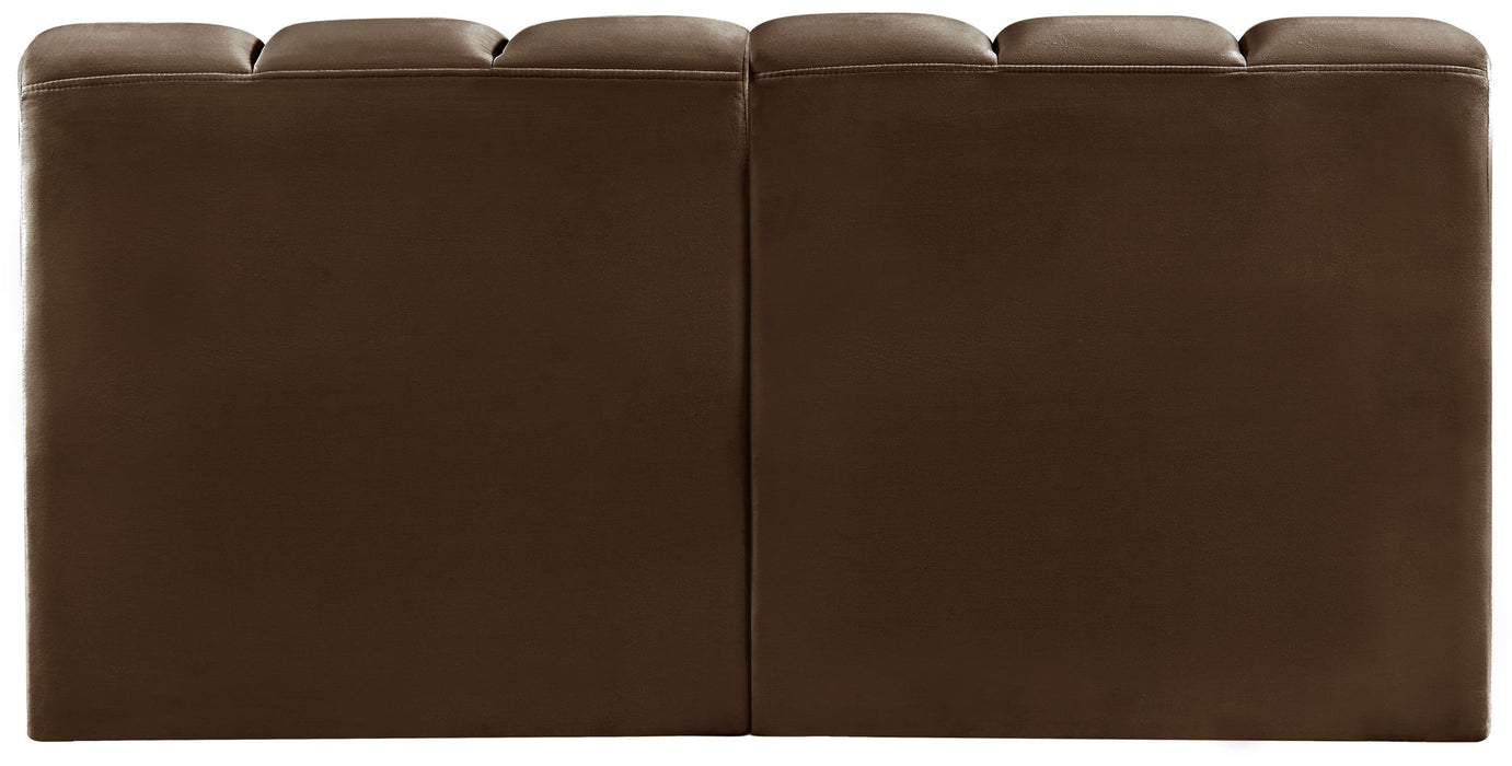 Arc - Velvet 2 Seats Modular Sofa - Simple Home Plus