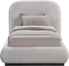 Vaughn - Chenille Bed With Black Base - Simple Home Plus