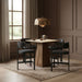 Aurum - Vegan Leather Upholstered Counter Stool With Graphite Black Base - Simple Home Plus