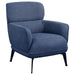 Andrea - Upholstered Crecent Arm Accent Chair - Simple Home Plus