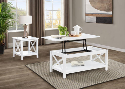 Skyview - Rectangular Lift Top Coffee Table Set - Simple Home Plus