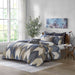 Alpine - King 3 Piece Printed Coverlet Set - Navy - Simple Home Plus