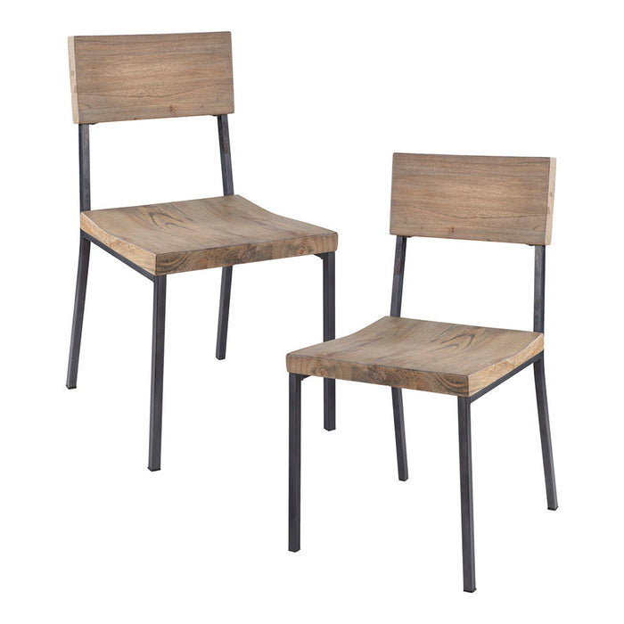 Tacoma - Dining Chair (Set of 2) - Gray - Simple Home Plus