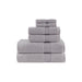 Organic - 6 Piece Towel Set - Gray - Simple Home Plus