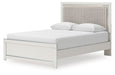 Zuraleus - Upholstered Panel Platform Bed With Roll Slats - Simple Home Plus