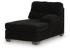 SimpleJoy - RAF Corner Chaise - Onyx - Simple Home Plus