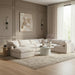 Indulge - Linen 7 Piece Modular Sectional - Simple Home Plus