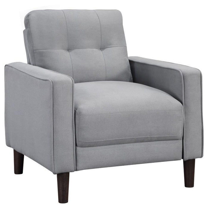 Bowen - Upholstered Track Arm Tufted Accent Chair - Simple Home Plus