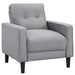 Bowen - Upholstered Track Arm Tufted Accent Chair - Simple Home Plus