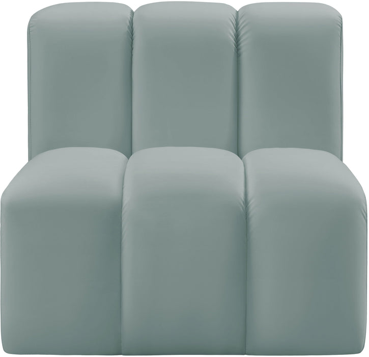 Arc - Faux Leather Straight Chair - Simple Home Plus
