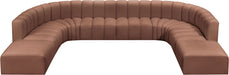 Arc - Faux Leather Modular Sectional - Simple Home Plus
