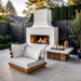 Mirella - Water Resistant Fabric Upholstered Outdoor Patio Modular Corner Chair - Simple Home Plus