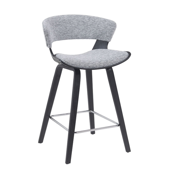 Jagger - Modern Barstool With Black Frame - Simple Home Plus
