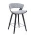 Jagger - Modern Barstool With Black Frame - Simple Home Plus