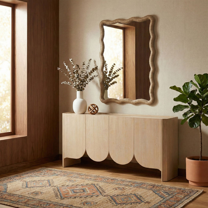 Meadow - Jute Rope Framed Mirror - Natural - Simple Home Plus