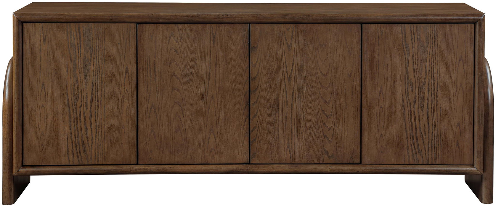 Elanor - Oak Veneer And Solid Wood Sideboard/Buffet - Simple Home Plus