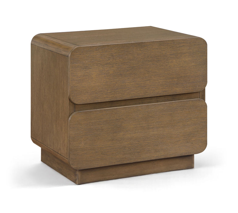Adagio - Solid Wood And Oak Veneer Nightstand - Simple Home Plus