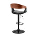 Benson - Adjustable Bar Stool - Walnut Wood - Simple Home Plus