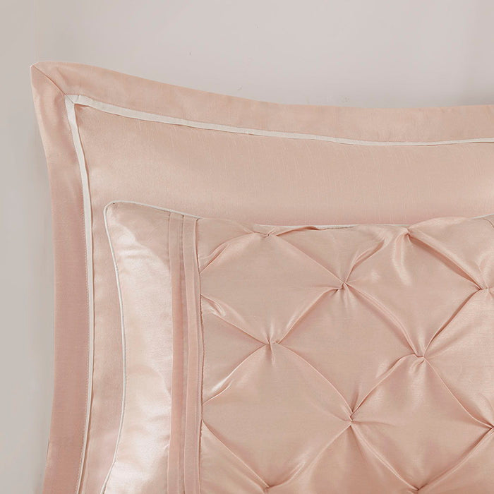 Joella - Queen 24 Piece Room In A Bag - Blush - Simple Home Plus