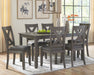 Caitbrook - Gray - RECT DRM Table Set (Set of 7) - Simple Home Plus