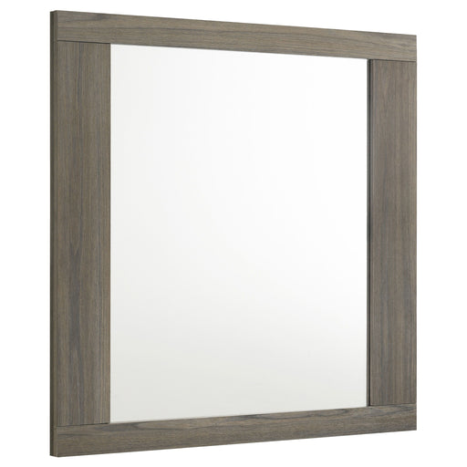 Fenwick - Dresser Mirror - - Gray Oak - Simple Home Plus
