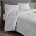 Microfiber With HeiQ Smart Temp - Oversized Down Alt Queen Comforter With HeiQ Smart Temp Treatment - White - Simple Home Plus