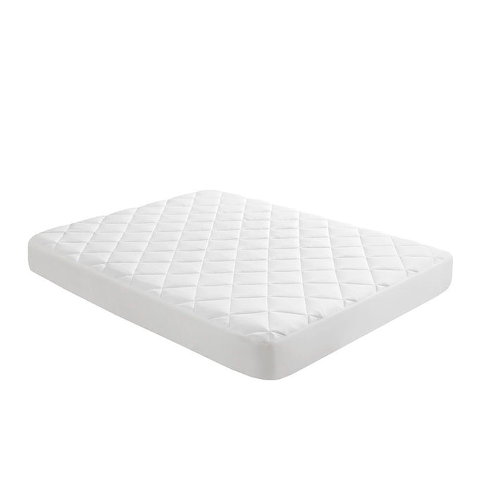 Cooling Touch - Overfilled Deep Pocket Twin Mattress Pad - White - Simple Home Plus
