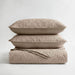 Quebec - Reversible Coverlet Set - Khaki - Simple Home Plus