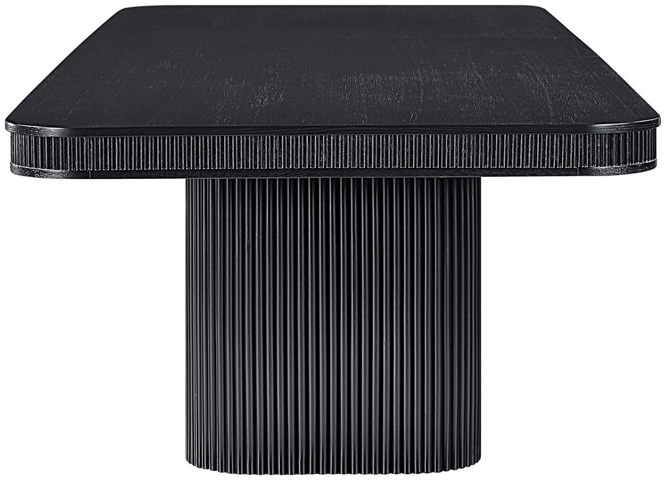 Mohari - Solid Wood And Oak Veneer 112" / 160" Dining Table - Simple Home Plus