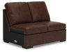 McDowlan - Armless Loveseat - Coffee - Simple Home Plus