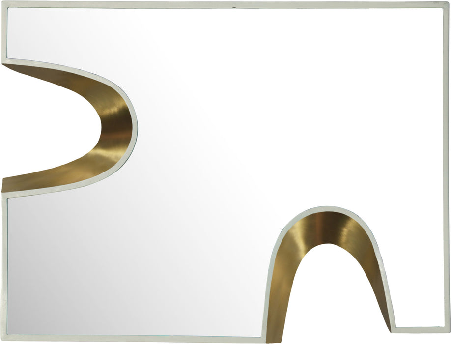 Soleil - Mirror With Gold Accent