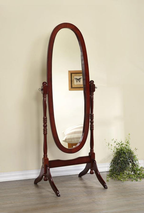 Foyet - Wood Adjustable Length Cheval Mirror - Simple Home Plus