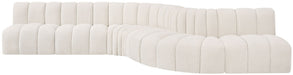 Arc - Boucle Fabric 7 Piece Modular Sofa - Simple Home Plus