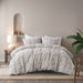 Cairo - 3 Piece King/California King Duvet Set - Ivory - Simple Home Plus