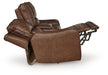 DeepWakes - Power Reclining Loveseat / Console / Adjustable Headrest - Simple Home Plus