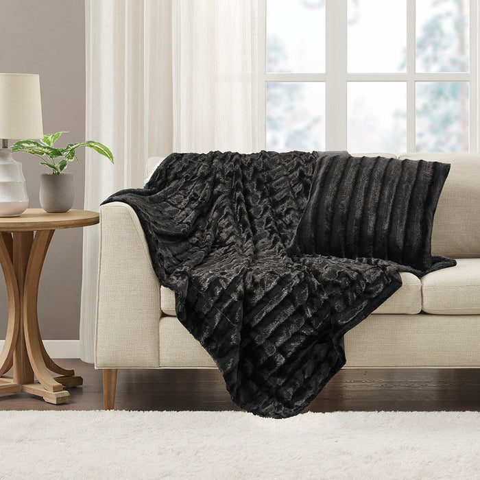 Duke - Long Throw - Black - Simple Home Plus
