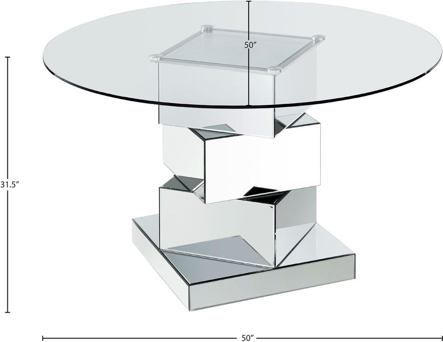 Haven - Dining Table - Pearl Silver - Simple Home Plus
