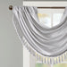 Elena - Waterfall Embellished Valance - Silver - Simple Home Plus