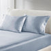 Satin - King Luxury Pillowcases (Set of 2) - Blue - Simple Home Plus