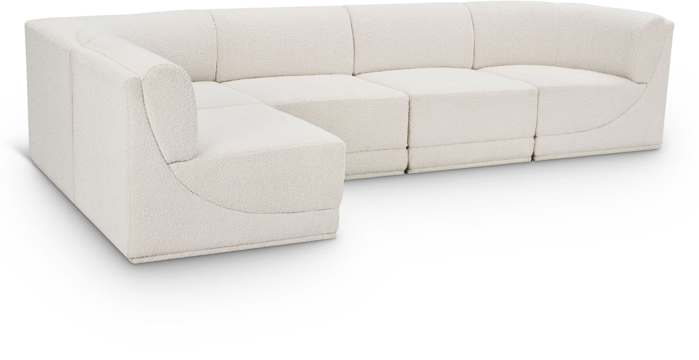 Ollie - 5 Piece Modular Sectional - Simple Home Plus