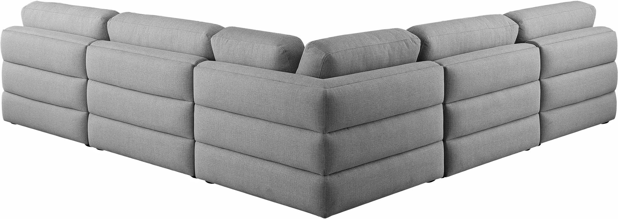Beckham - 5 Piece Modular Corner Armless Sectional - Simple Home Plus
