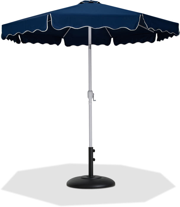 Amalfi - Patio Umbrella - Black Base / White Pole - Simple Home Plus