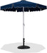 Amalfi - Patio Umbrella - Black Base / White Pole - Simple Home Plus
